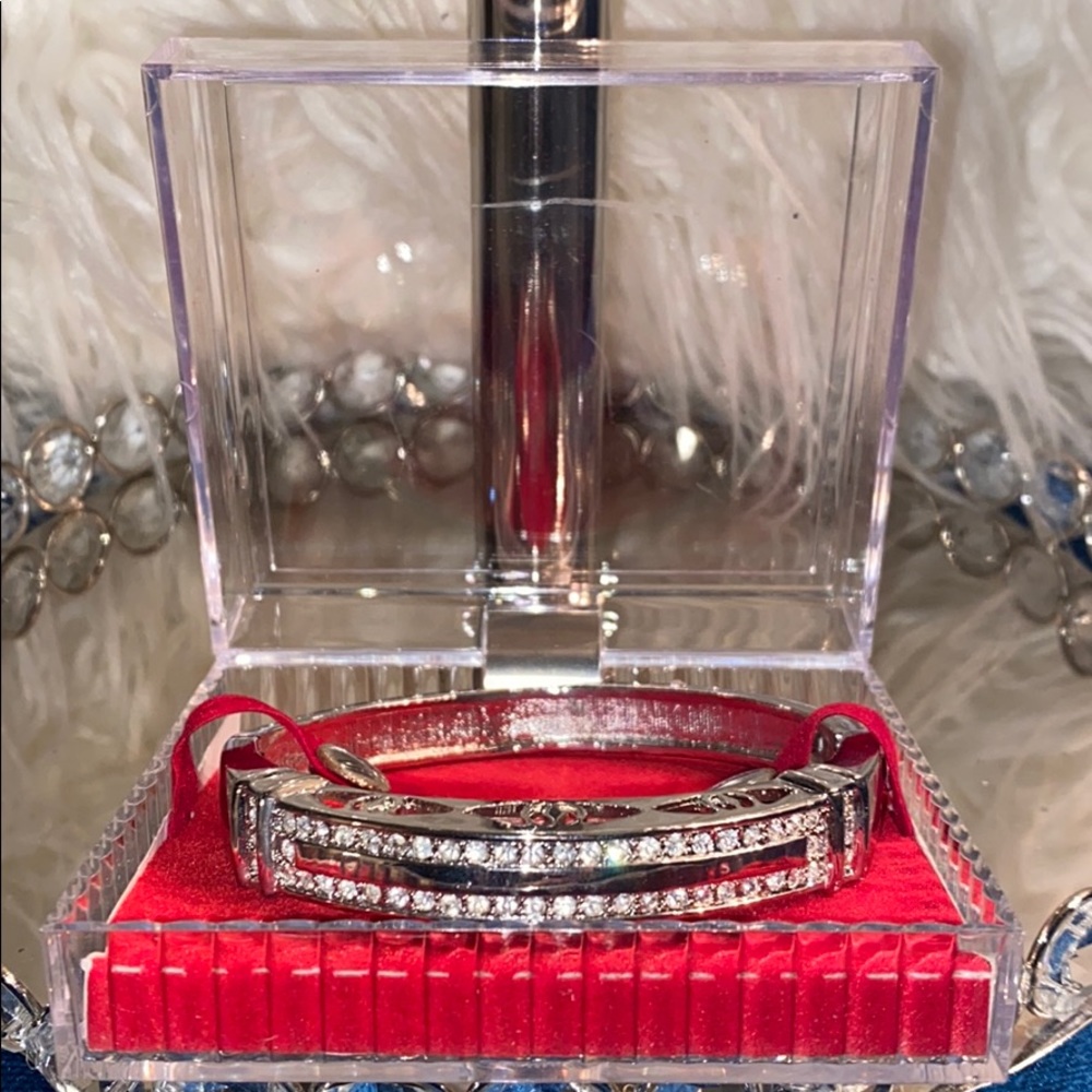 Sparkling Blinged out and silver bangle bracelets!